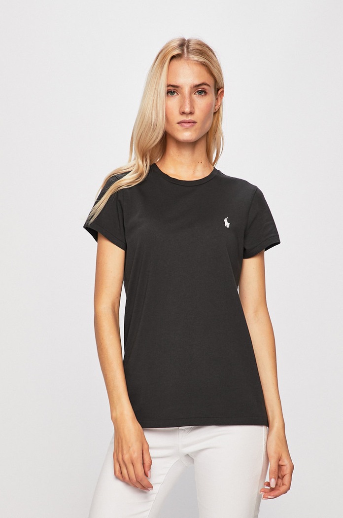 Polo Ralph Lauren - T-shirt 211734144003 bawełna czarny 211734144003