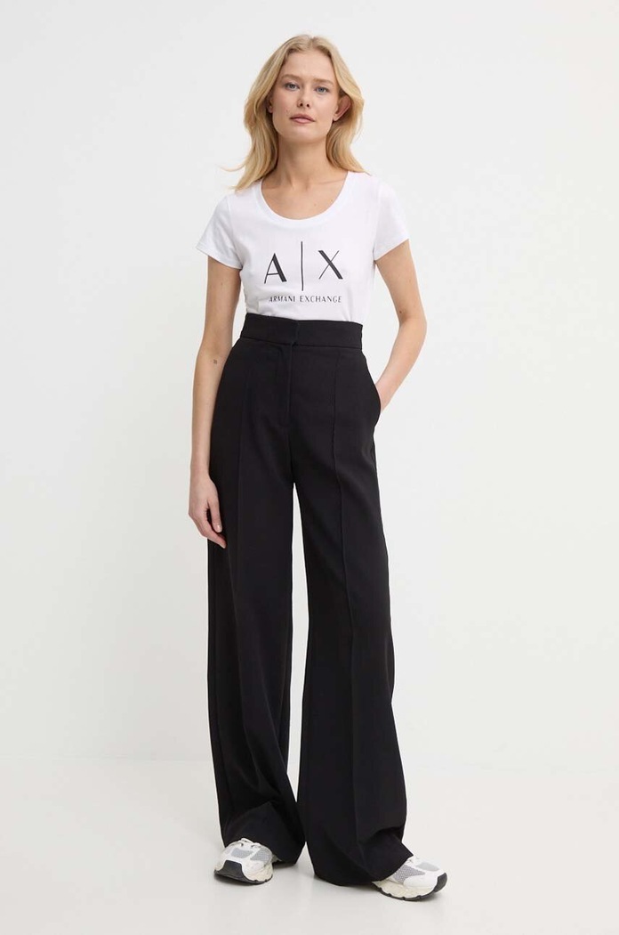 Bavlnené tričko Armani Exchange 8NYT70.YJ16Z.NOS biela AA00