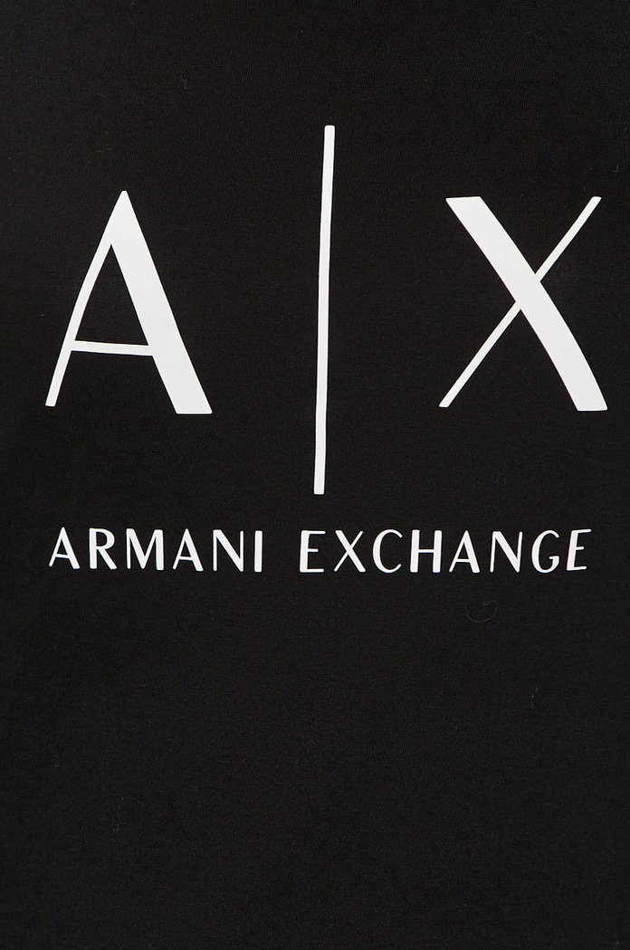 Bavlnené tričko Armani Exchange 8NYT70.YJ16Z.NOS čierna