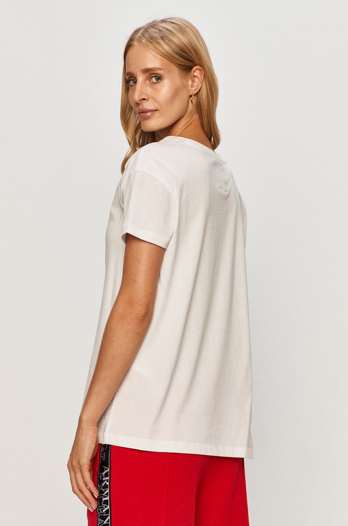 Îmbrăcăminte Armani Exchange tricou 8NYTCX.YJG3Z.NOS alb