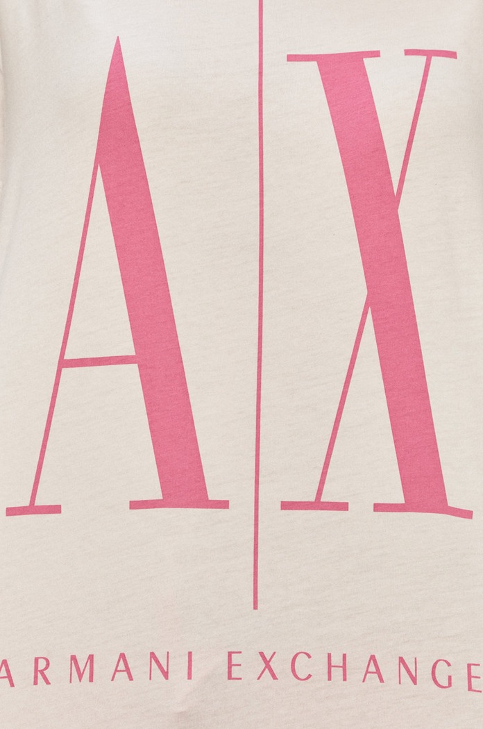Armani Exchange tricou 8NYTCX.YJG3Z.NOS alb