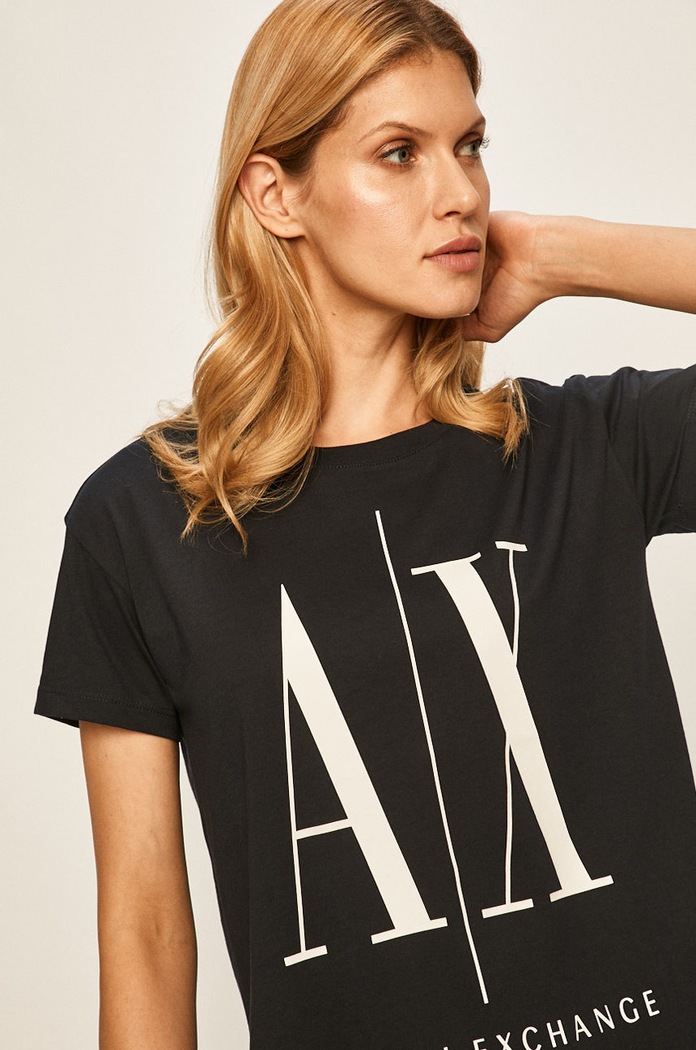 Тениска Armani Exchange тъмносин 8NYTCX.YJG3Z.NOS