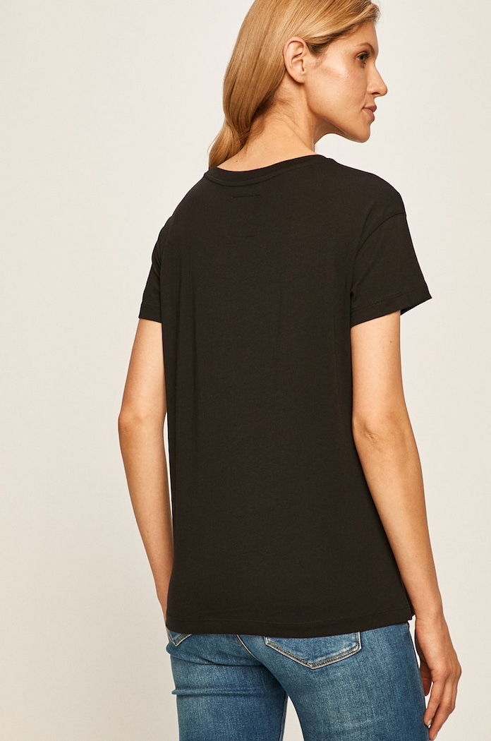Îmbrăcăminte Armani Exchange tricou 8NYTCX.YJG3Z.NOS negru