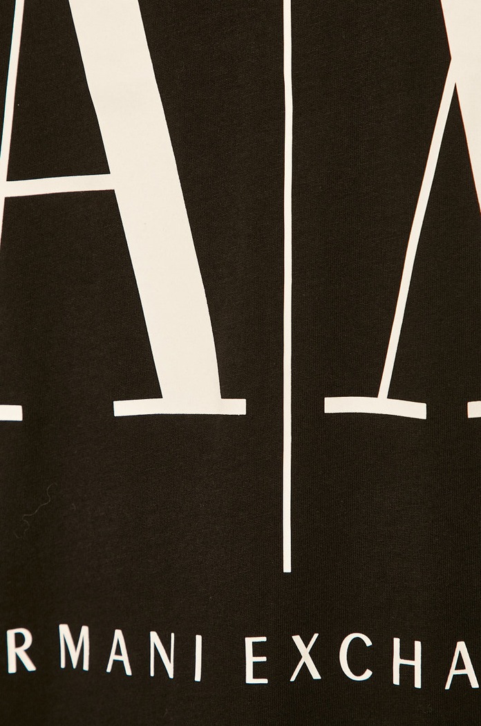 Armani Exchange tricou 8NYTCX.YJG3Z.NOS negru