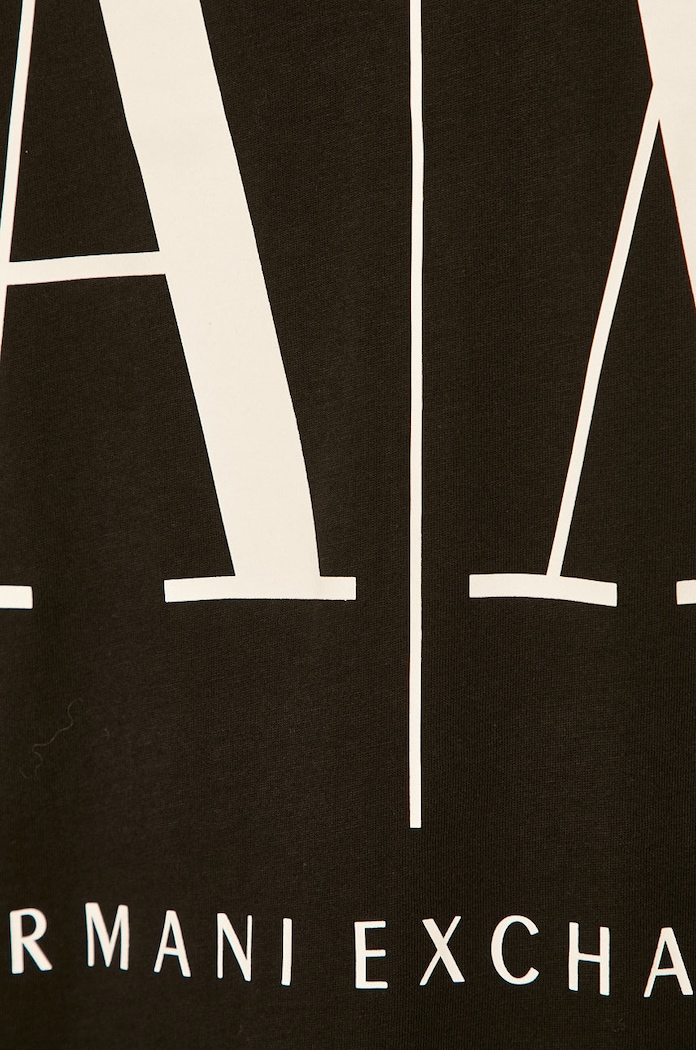 Armani Exchange tricou 8NYTCX.YJG3Z.NOS negru