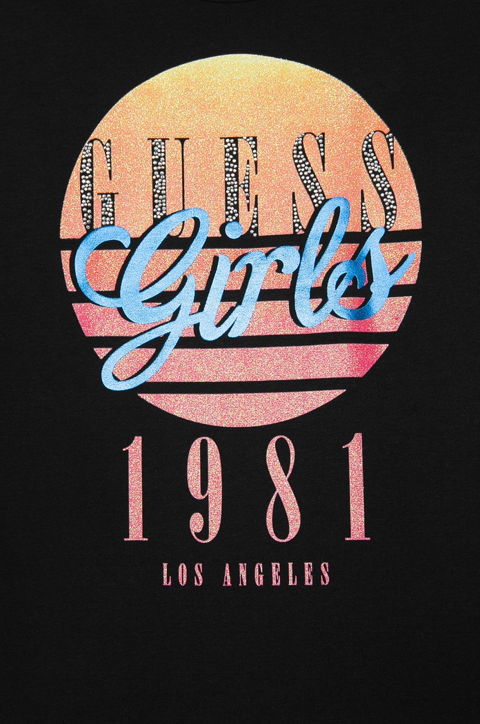 Fete Guess Jeans - Top copii 118-175 cm J92I14.K82J0 negru
