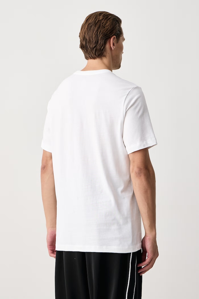 Abbigliamento Nike Sportswear T-shirt da uomo in cotone AR4997 bianco
