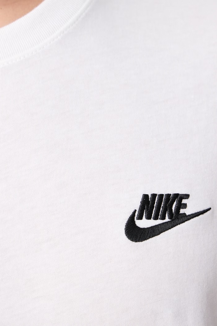 T-shirt da uomo in cotone Nike Sportswear bianco AR4997
