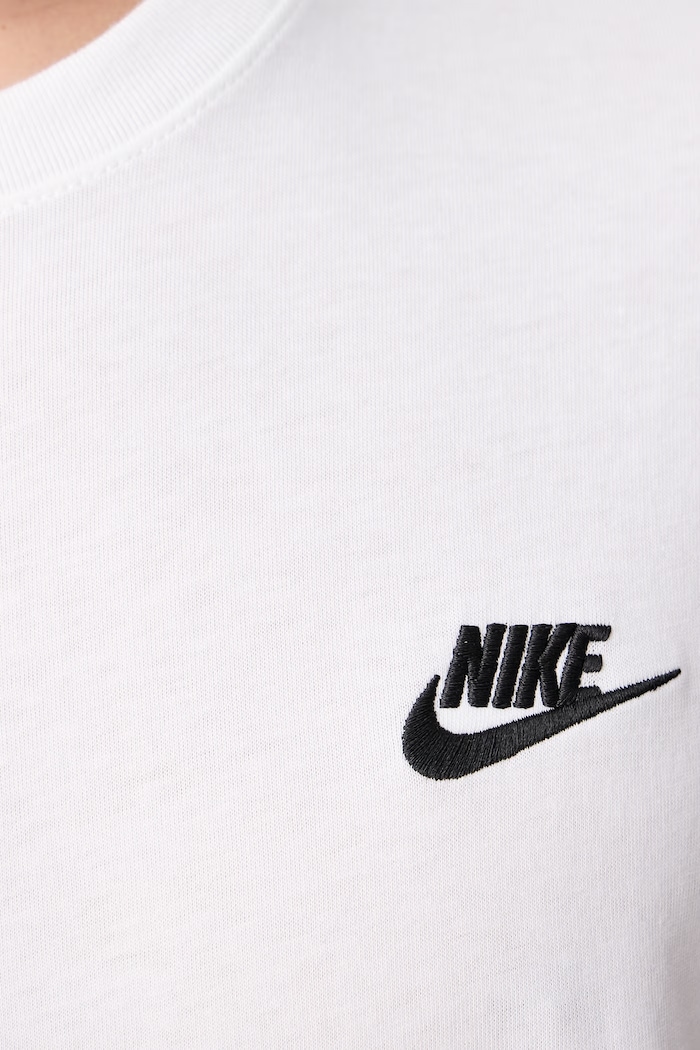 T-shirt da uomo in cotone Nike Sportswear bianco AR4997