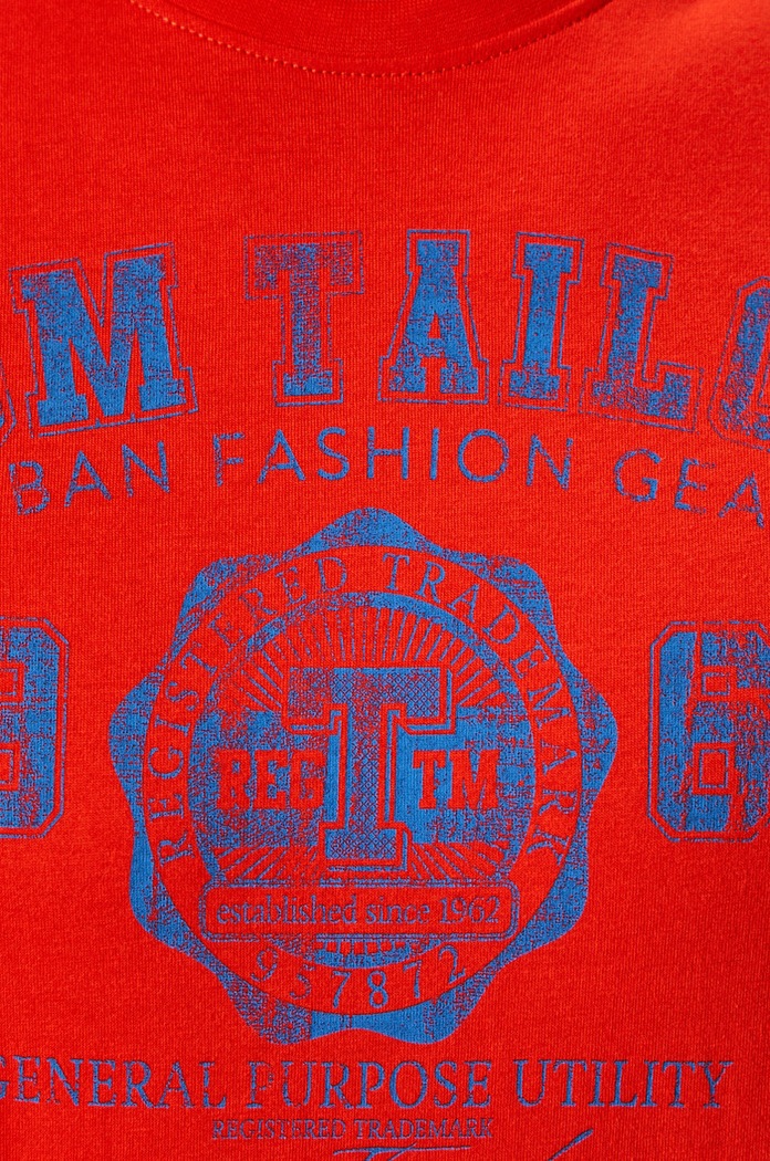 Denim - T-shirt Tom Tailor czerwony 1008637