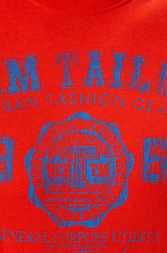 Denim - T-shirt Tom Tailor czerwony 1008637