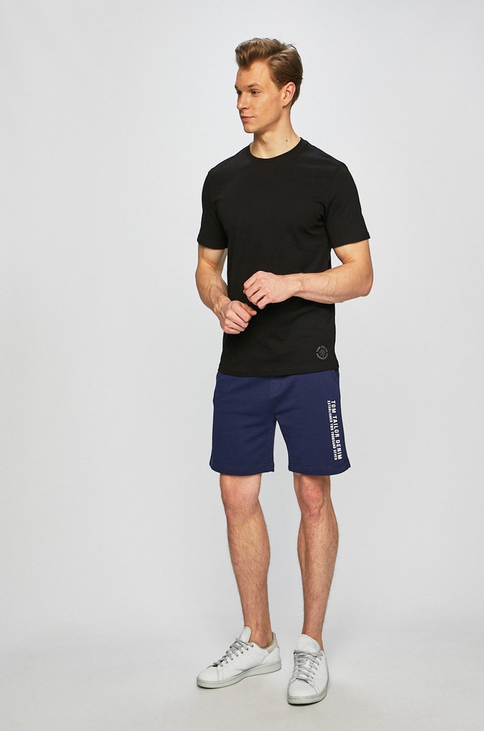 Tom Tailor Denim - Póló (2 darab) 1008638 fekete SS20