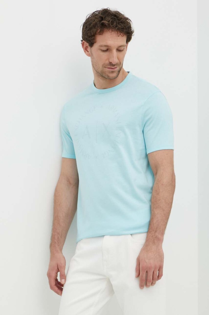 Tricou Armani Exchange 8NZTCD.Z8H4Z.NOS albastru
