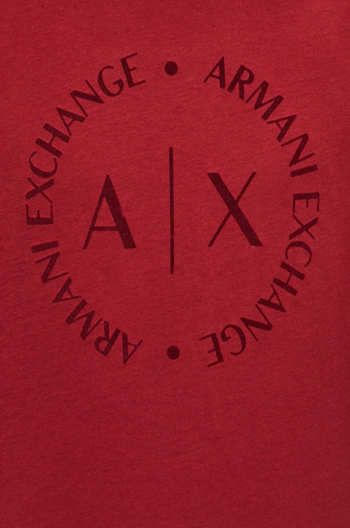 Armani Exchange - Pánske tričko 8NZTCD.Z8H4Z.NOS burgundské