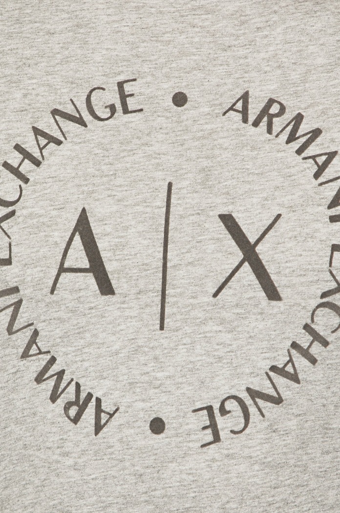 Armani Exchange - Pánske tričko 8NZTCD.Z8H4Z.NOS sivá