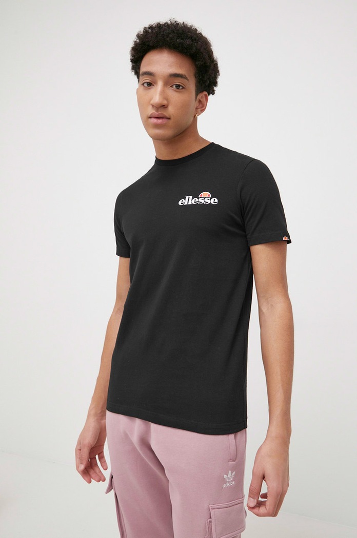 Ellesse - T-shirt pamut fekete SHB06835