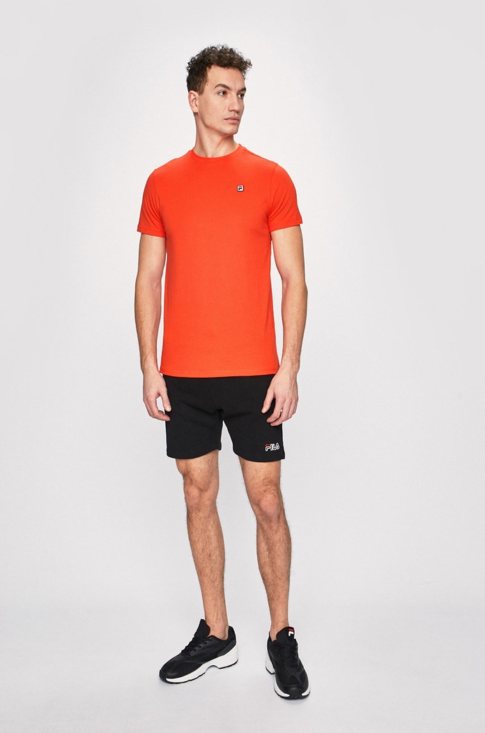 Fila - T-shirt 682393 pomarańczowy AW20