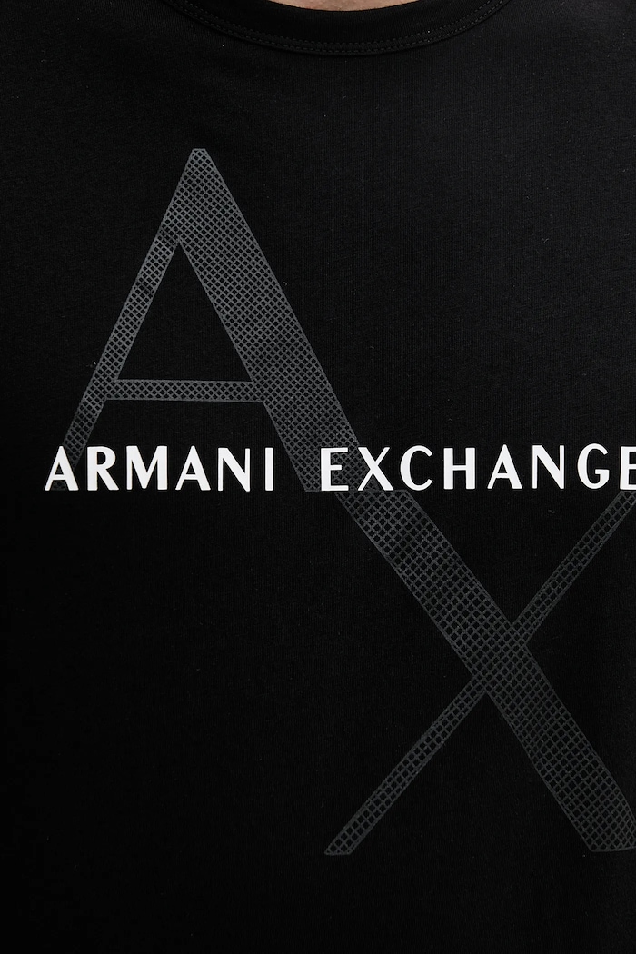 Armani Exchange t-shirt fekete 8NZT76.Z8H4Z.NOS