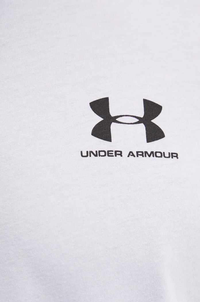 Tričko Under Armour SPORTSTYLE LEFT CHEST 1326799. fialová