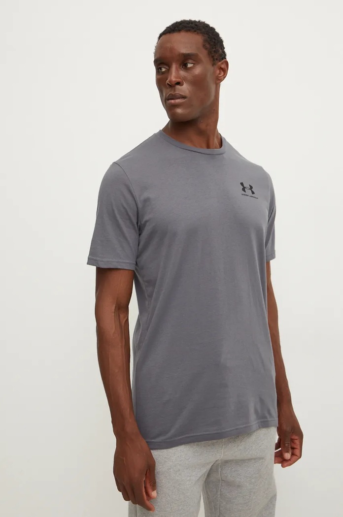 Тениска Under Armour SPORTSTYLE LEFT CHEST сив 1326799.