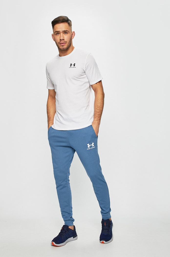 Under Armour t-shirt SPORTSTYLE LEFT CHEST 1326799. fehér SS26