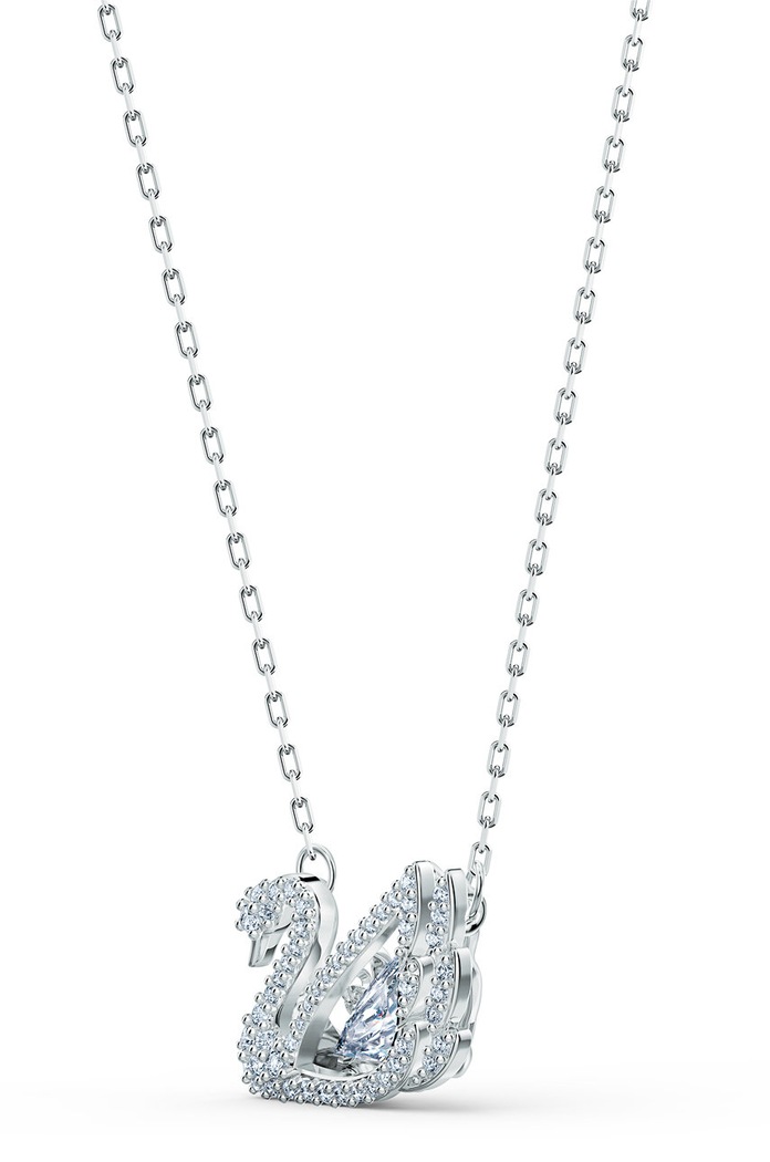Swarovski - Colier Dancing Swan 5514421 argintiu SS20