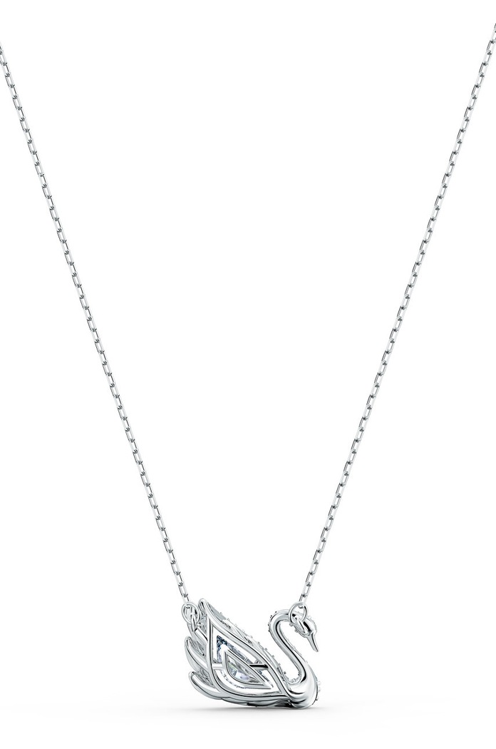 Accesorii Swarovski - Colier Dancing Swan 5514421 argintiu