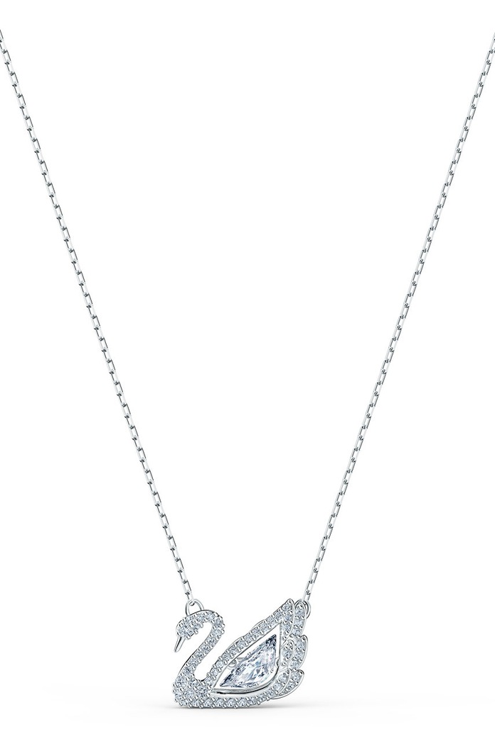 Swarovski - Colier Dancing Swan argintiu 5514421