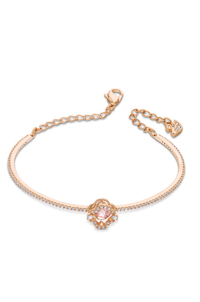Swarovski - Náramek Sparkling Dance zlatá 5516476