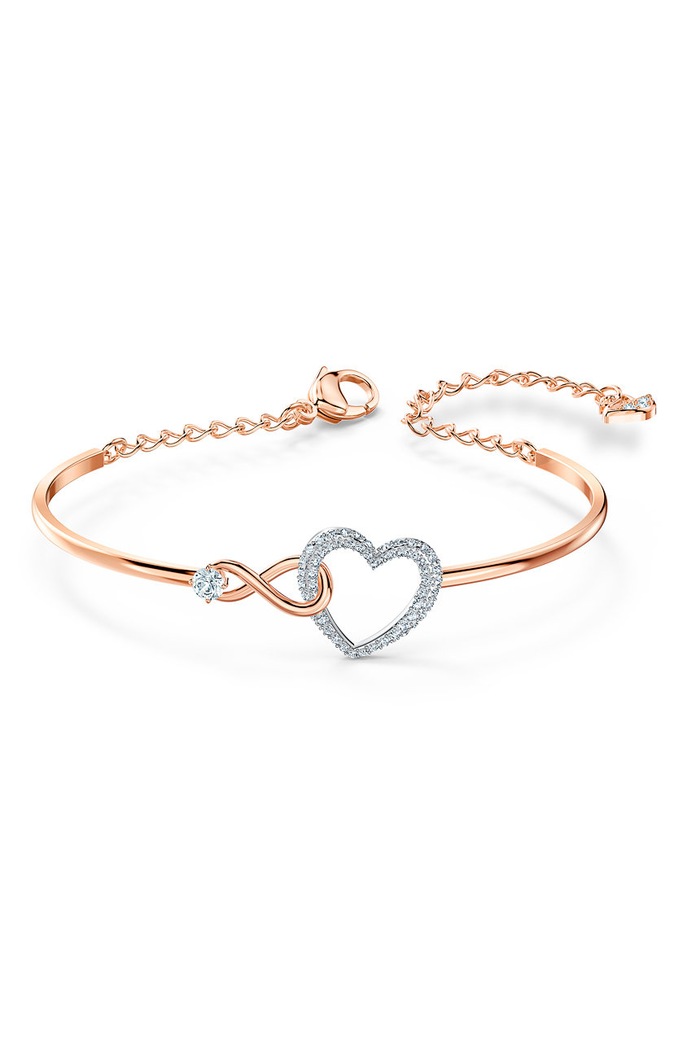 Swarovski - Bransoletka Infinity 5518869 złoty 5518869