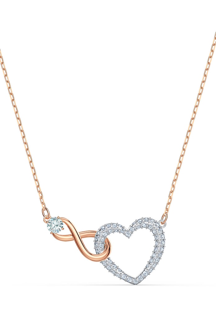 Doplňky Swarovski - Náhrdelník Infinity 5518865 zlatá