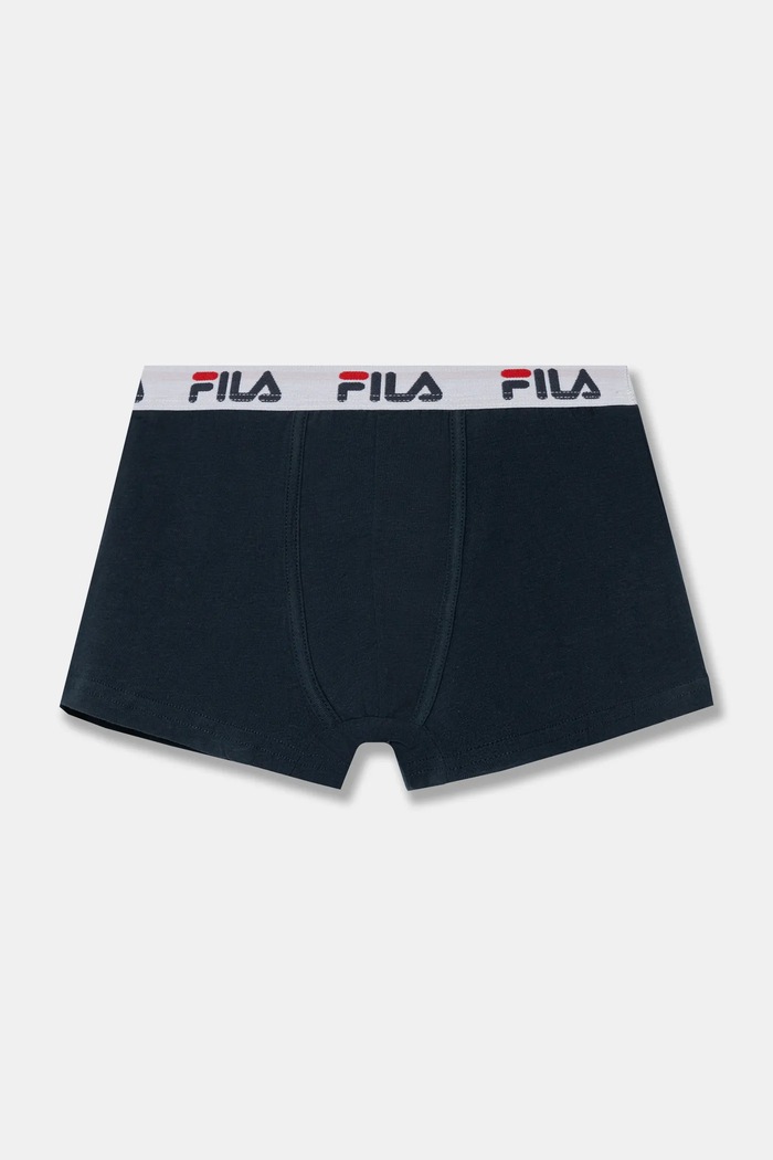 Fila - Dětské boxerky 125-157 cm přiléhavé boxerky námořnická modř FU1000