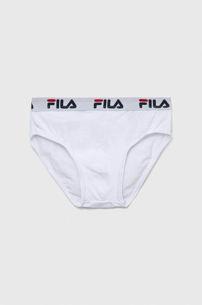 Fila - Детски боксерки 125-157 cm прилепнали боксерки бял FU1001