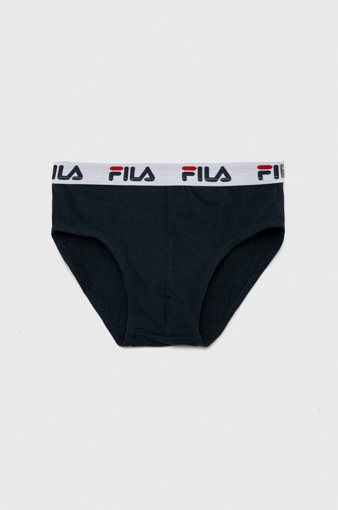 Fila - Детски боксерки 125-157 cm прилепнали боксерки тъмносин FU1001