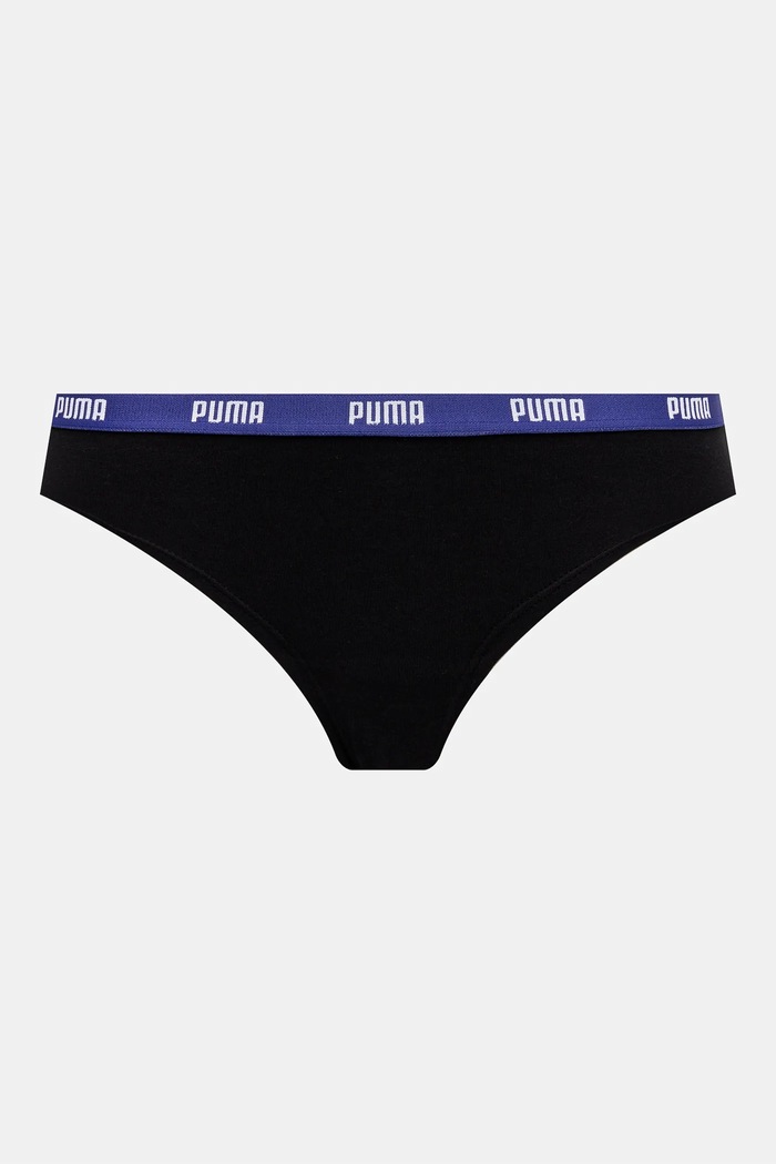 Puma figi damskie bawełniane z elastanem 3-pack 907592 czarny AW25