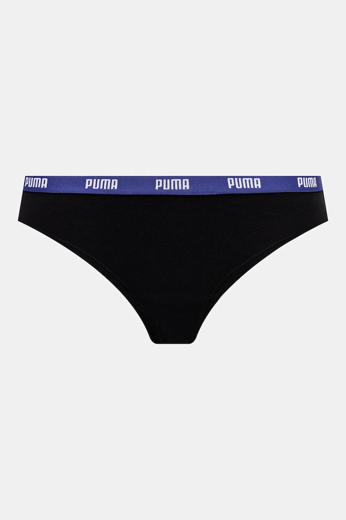 Puma figi damskie bawełniane z elastanem 3-pack 907592 czarny AW25