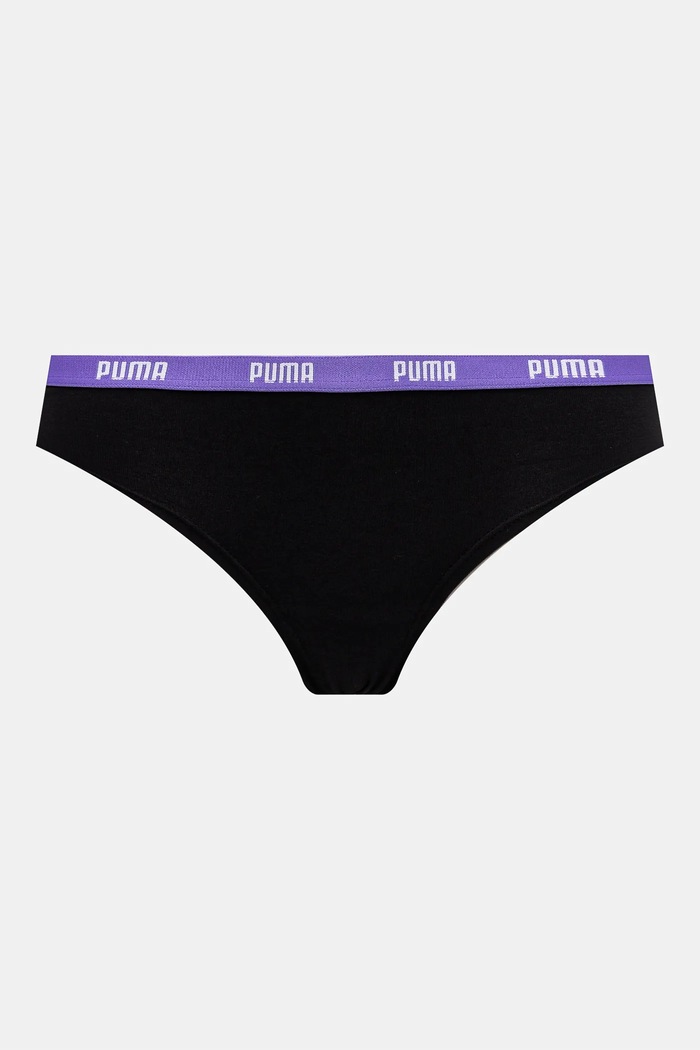 Odzież Puma figi damskie bawełniane z elastanem 3-pack 907592 czarny