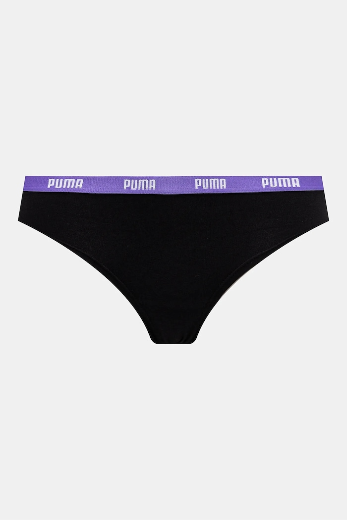 Odzież Puma figi damskie bawełniane z elastanem 3-pack 907592 czarny