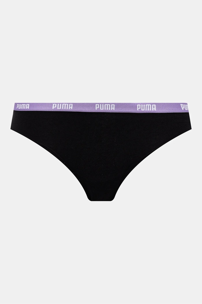 Puma figi damskie bawełniane z elastanem 3-pack czarny 907592