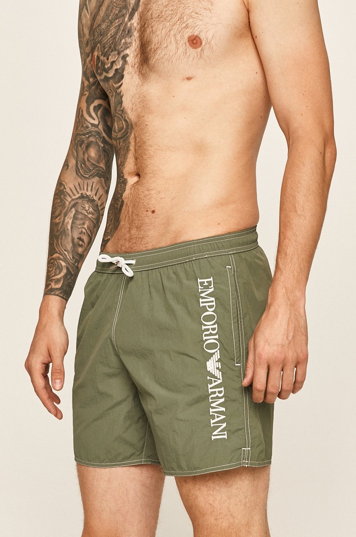 Emporio Armani - Plavkové šortky zelená 211740.0P422