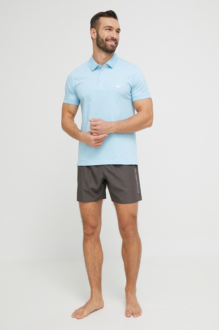 EA7 Emporio Armani fürdőnadrág 902035.CC720.NOS szürke AW24