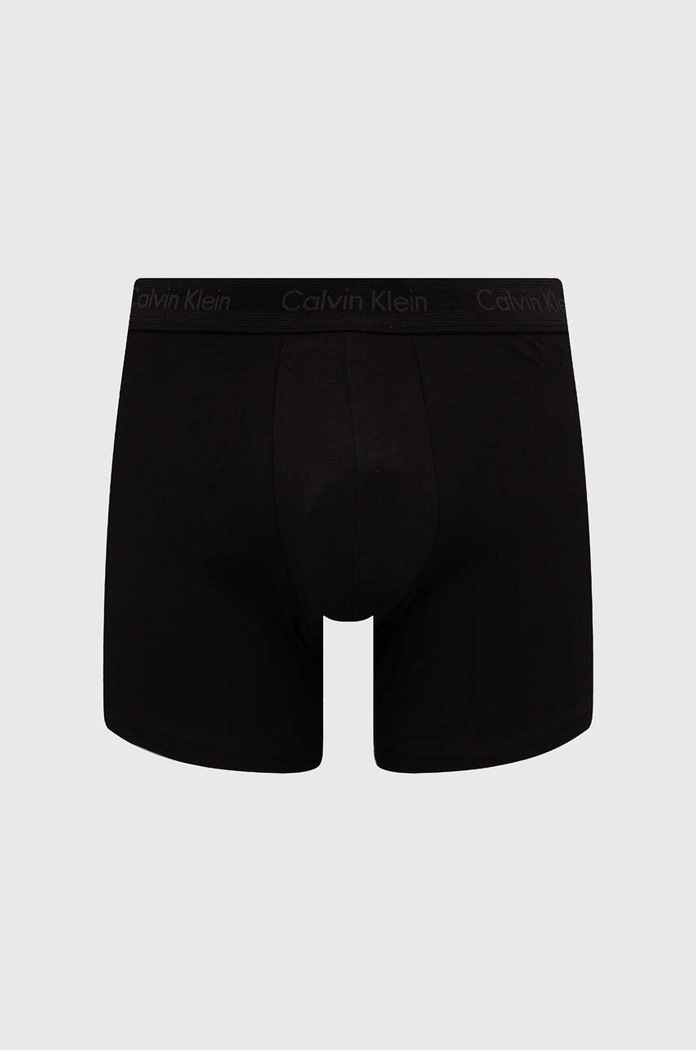 Odzież Calvin Klein Underwear bokserki męskie bawełniane z elastanem 3-pack 000NB1770A czarny