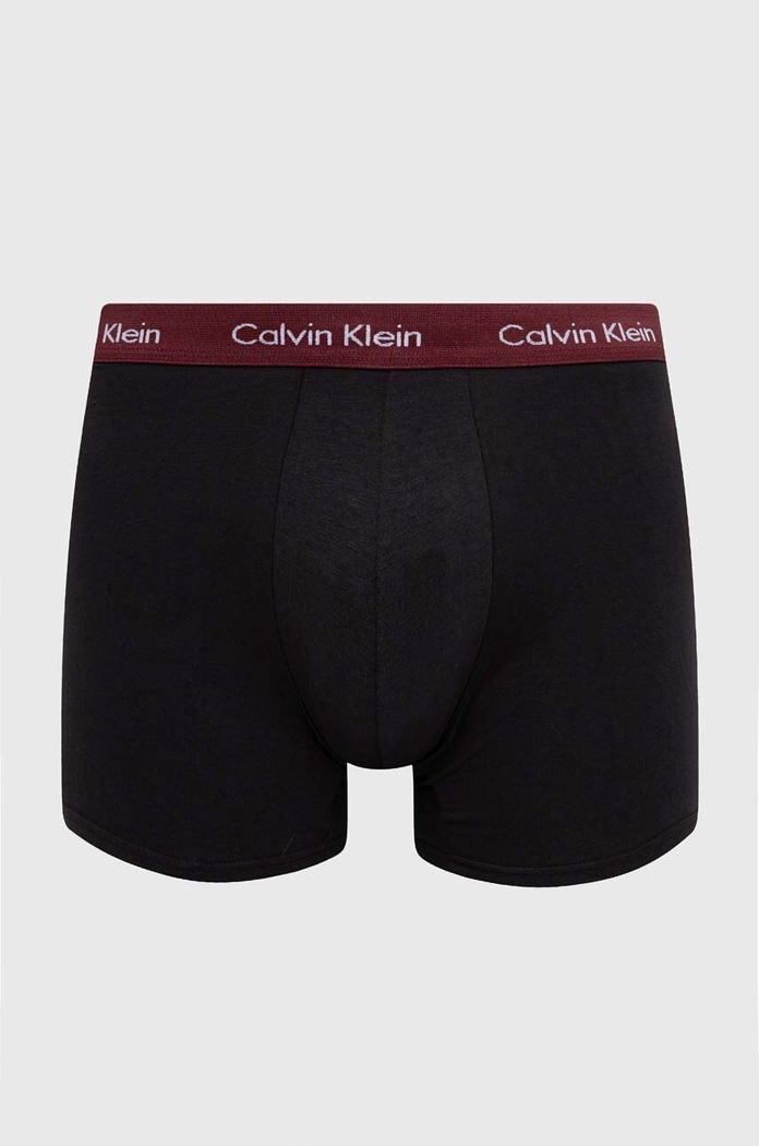 Odzież Calvin Klein Underwear bokserki męskie bawełniane z elastanem 3-pack 000NB1770A czarny