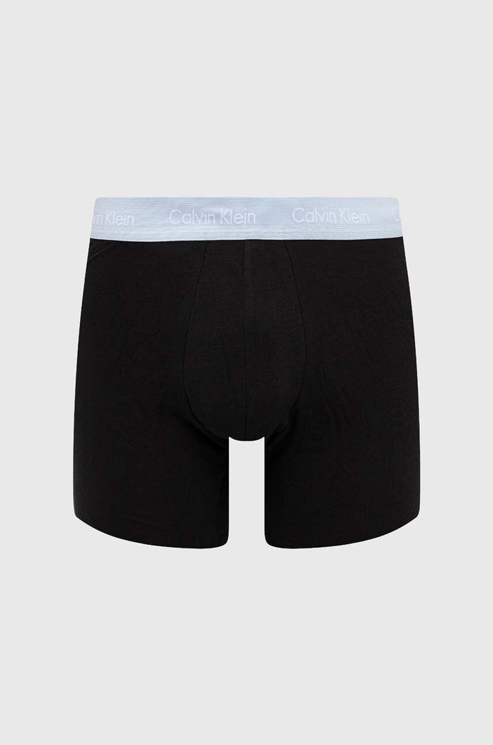 Oblečenie Calvin Klein Underwear boxerky pánske bavlnené s elastanom 3-pak 000NB1770A čierna