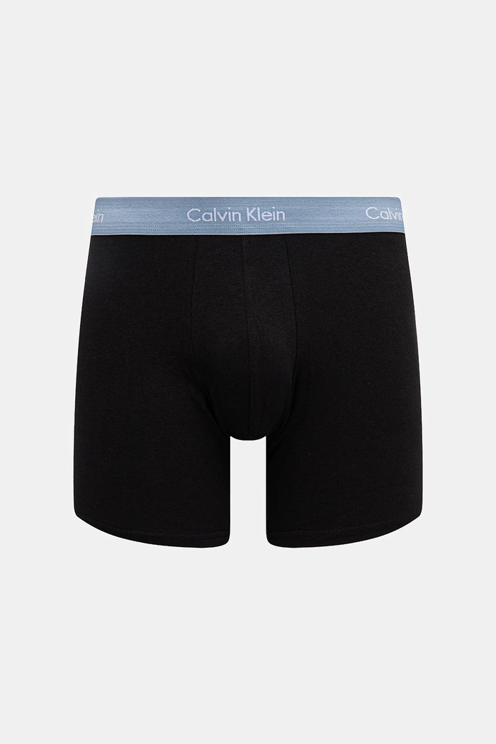 Calvin Klein Underwear Boksarice bombažne z elastanom paket 3 kosov 000NB1770A črna AA00