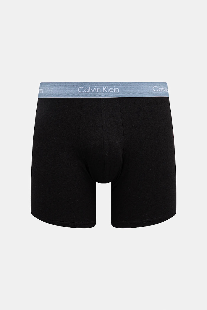 Calvin Klein Underwear Boksarice bombažne z elastanom paket 3 kosov 000NB1770A črna AA00