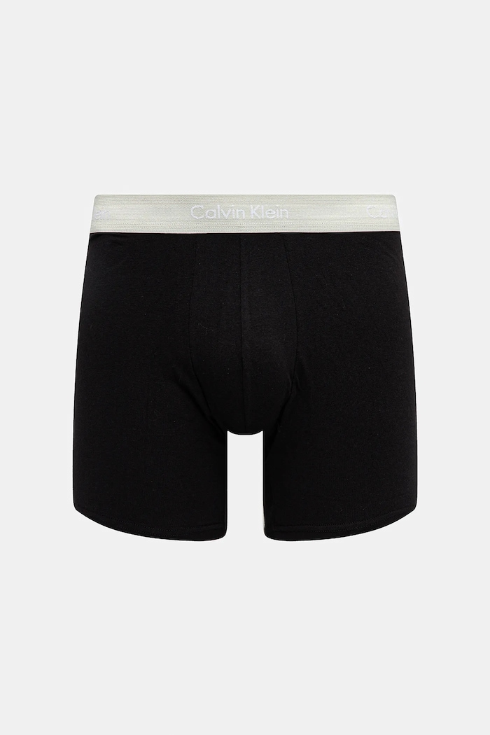Oblačila Calvin Klein Underwear Boksarice bombažne z elastanom paket 3 kosov 000NB1770A črna