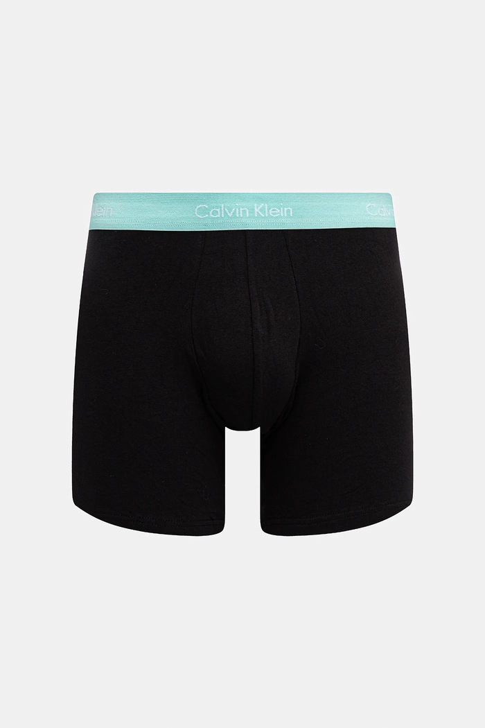 Boksarice bombažne z elastanom paket 3 kosov Calvin Klein Underwear 000NB1770A črna