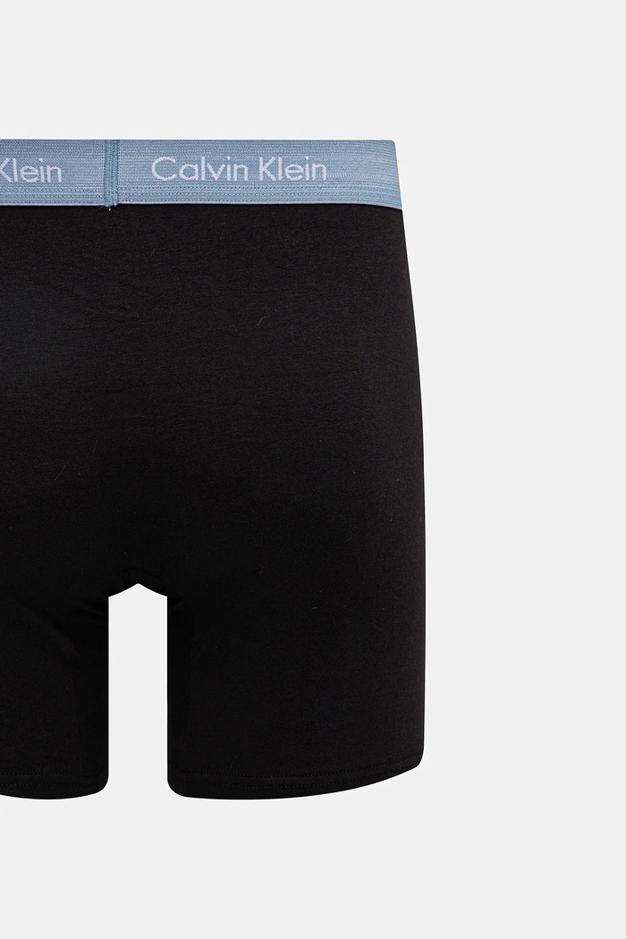 Boksarice bombažne z elastanom paket 3 kosov Calvin Klein Underwear črna 000NB1770A