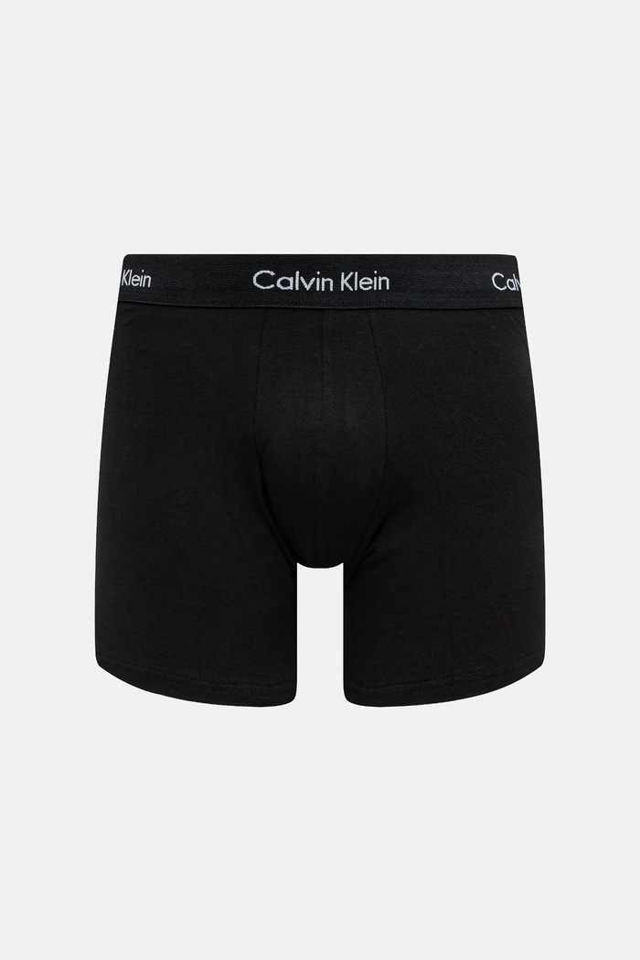 Odzież Calvin Klein Underwear bokserki męskie bawełniane z elastanem 3-pack 000NB1770A czarny